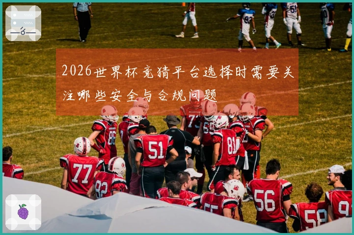 2026世界杯竞猜平台选择时需要关注哪些安全与合规问题